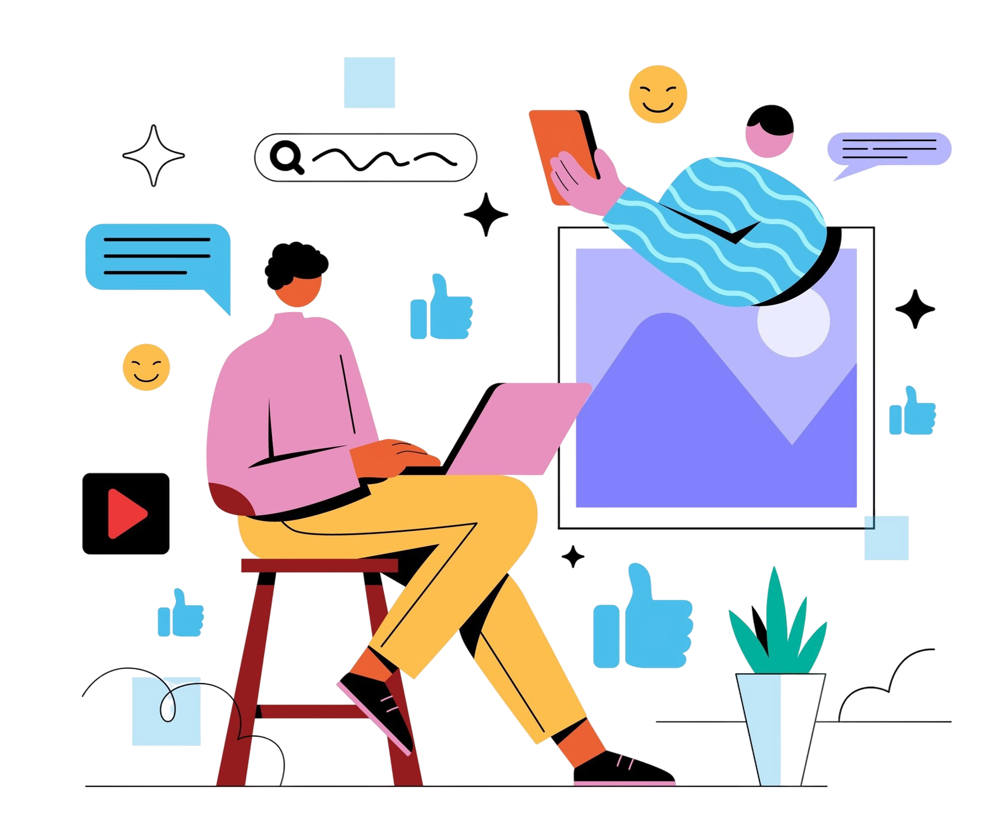 Digital Marketing Illustration
